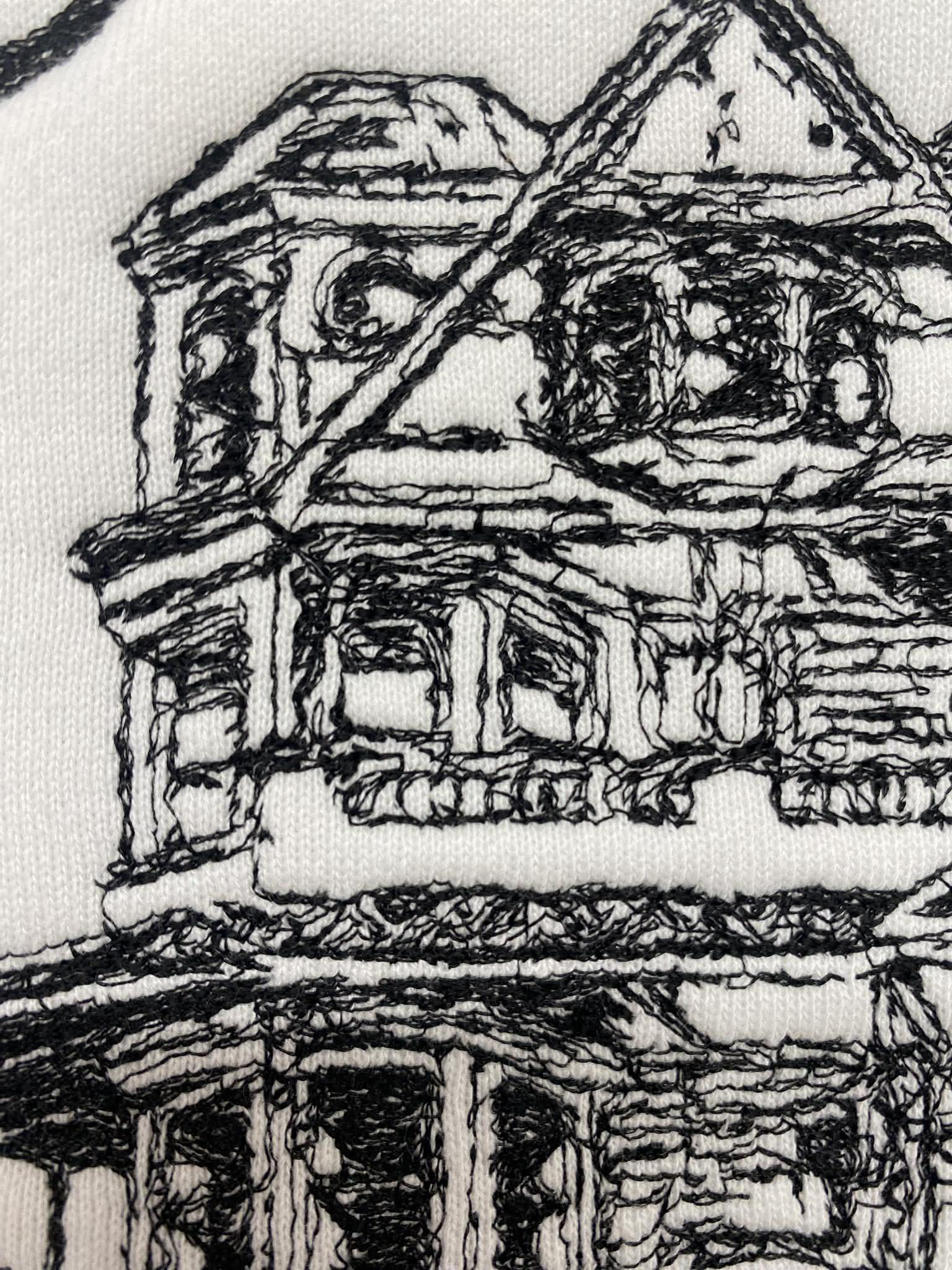 コミックステッチのアップ。繊細な線画表現