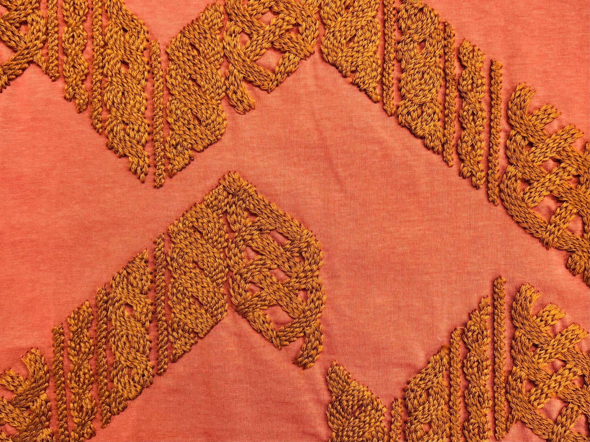 立体刺繍のディテール