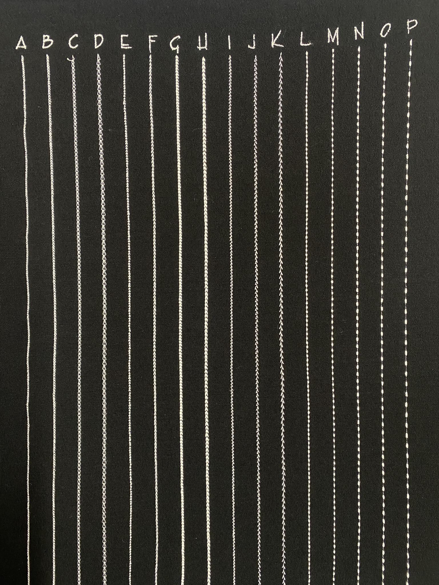 高密度なステッチサンプル