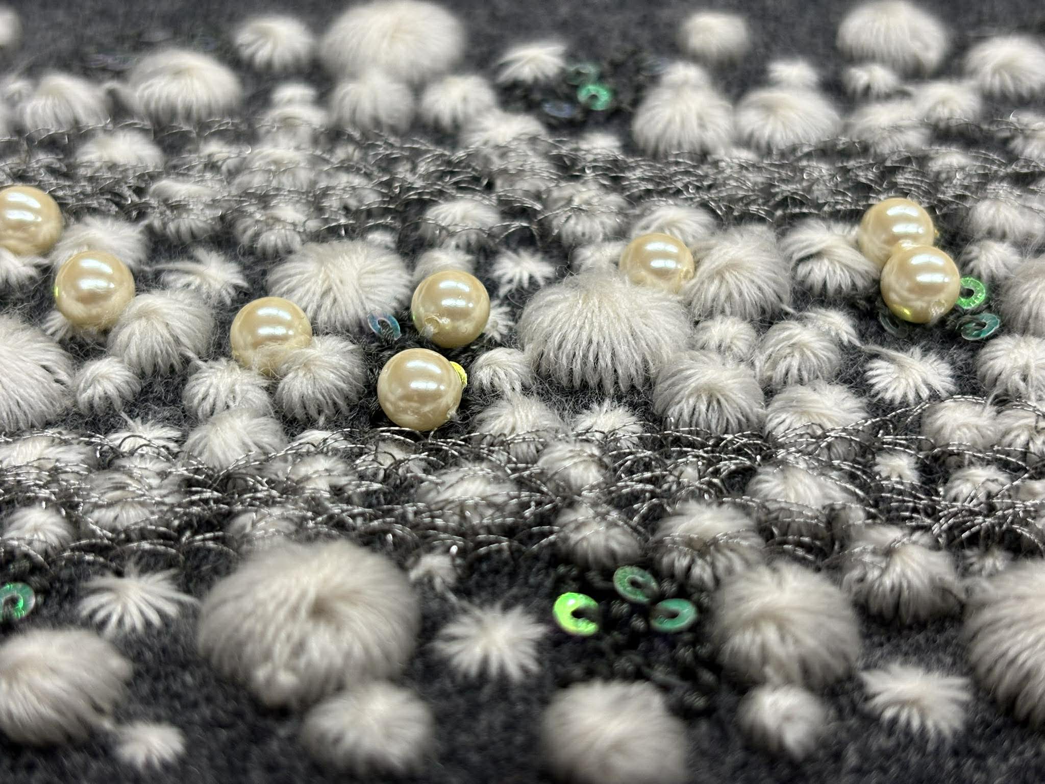 タナベ刺繍 立体刺繍 異素材ミックス