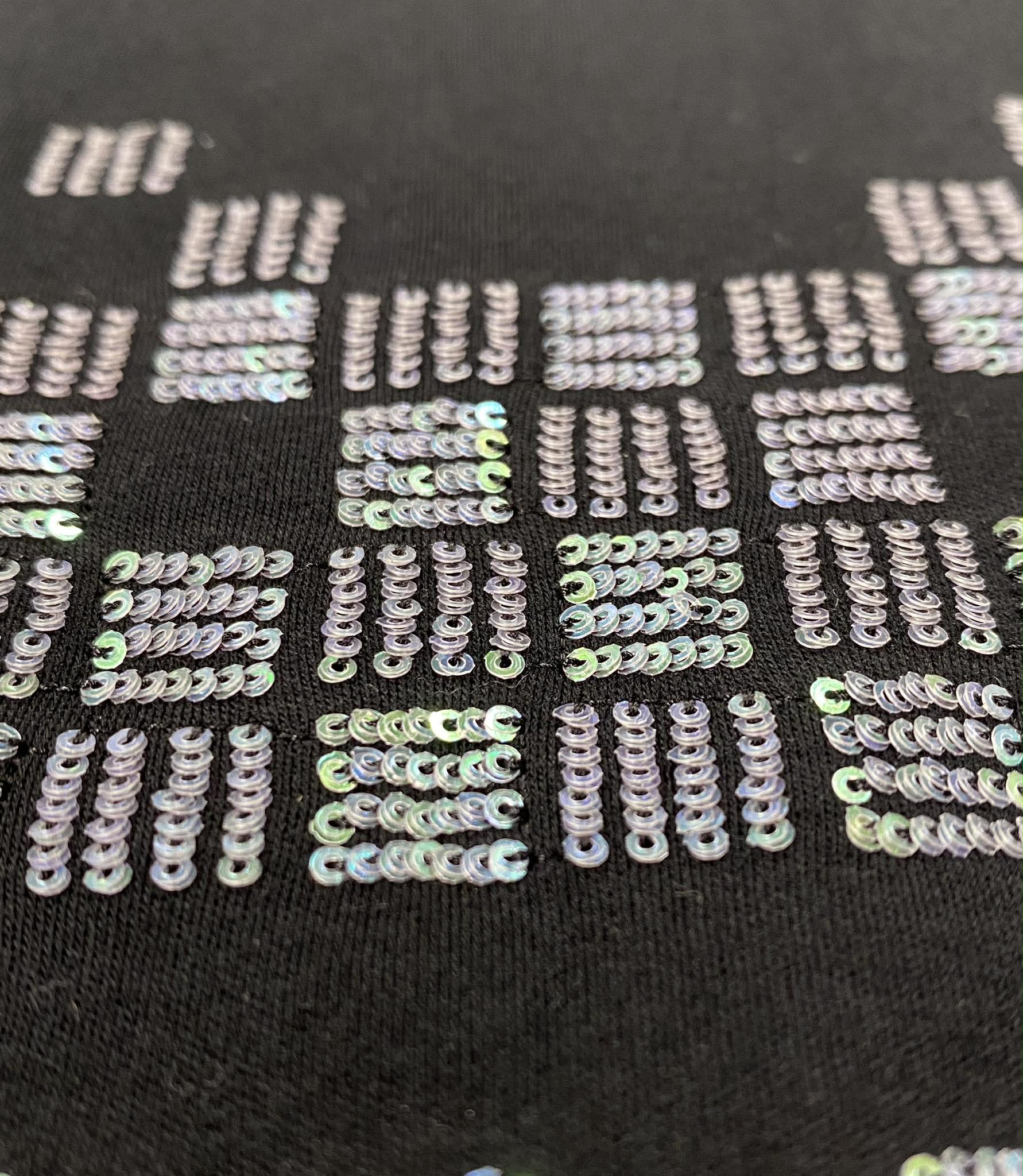 2mmスパンコールによるドット表現の詳細