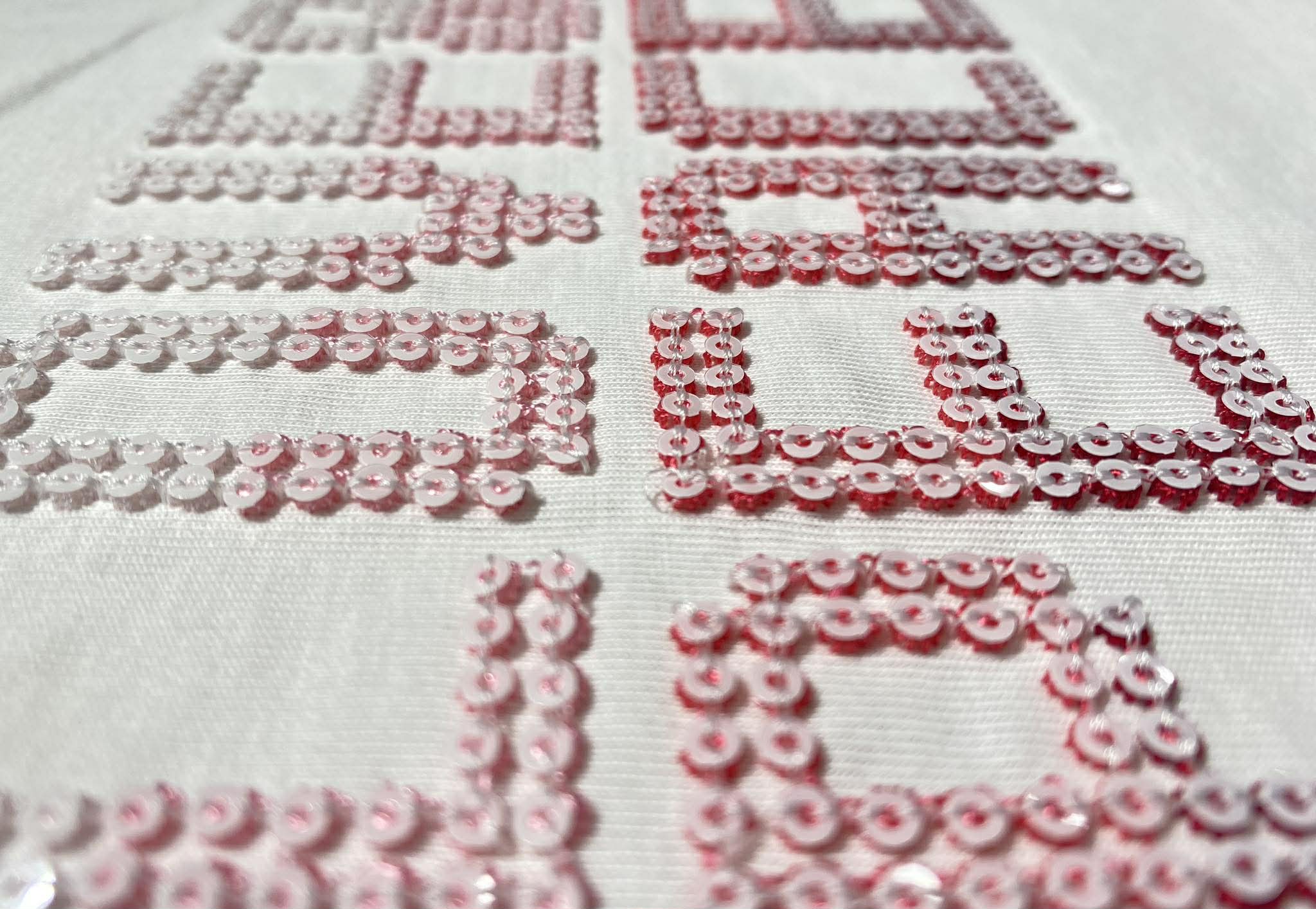 ラスター刺繍 アルファベットデザイン2