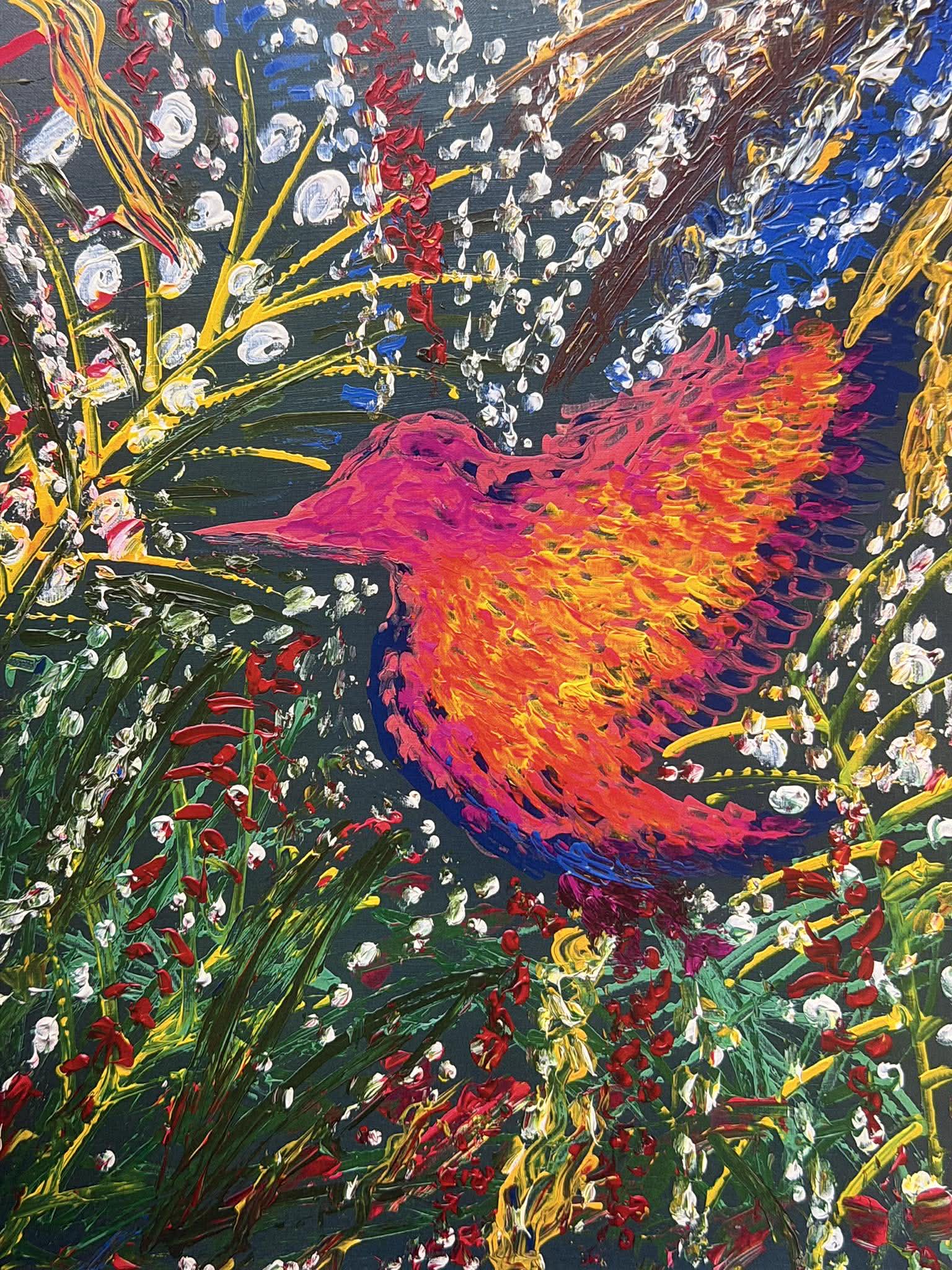 元となったアーティストの油絵作品